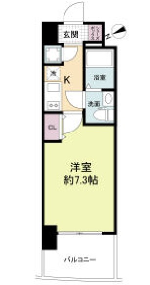 6階の間取り図