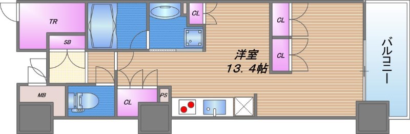 9階の間取り図