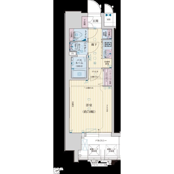 11階の間取り図