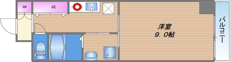 2階の間取り図