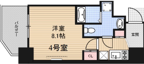 4階の間取り図