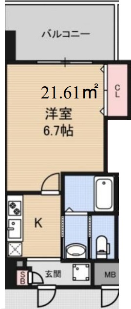 2階の間取り図