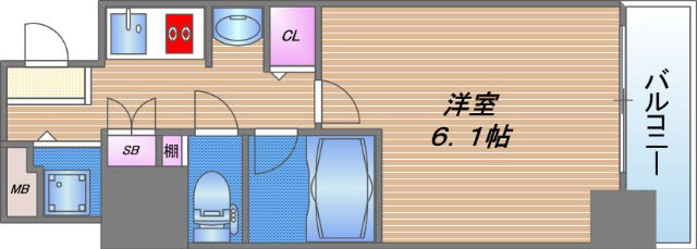4階の間取り図