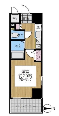 9階の間取り図
