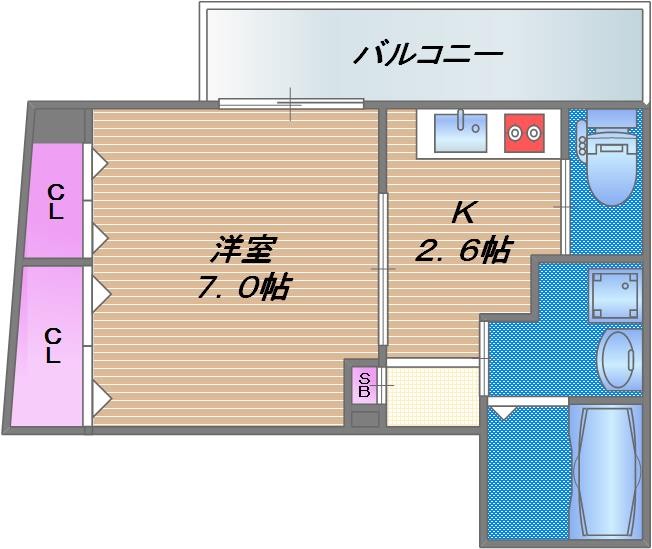 9階の間取り図