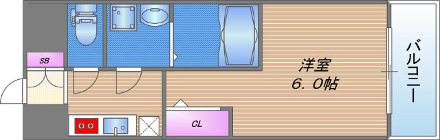 6階の間取り図