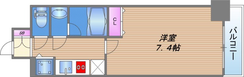 4階の間取り図