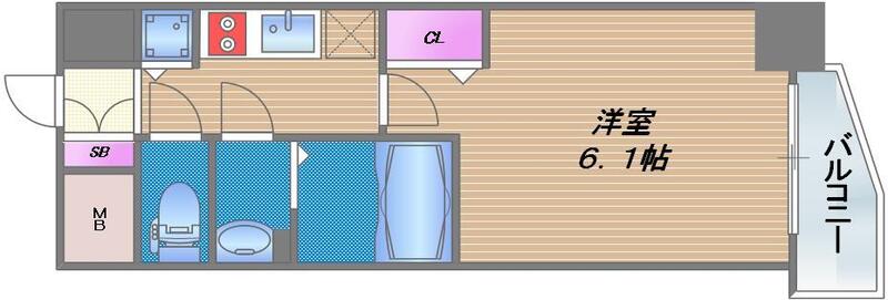 4階の間取り図
