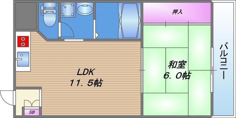 5階の間取り図