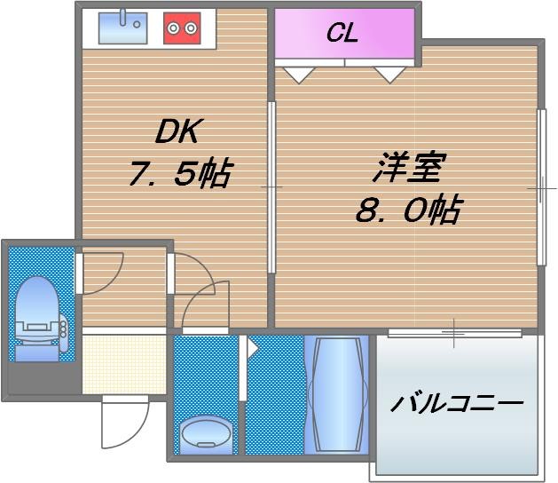 3階の間取り図