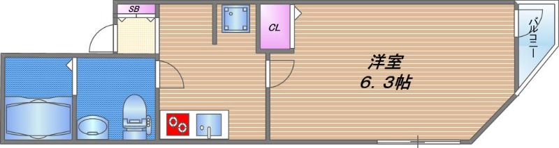 2階の間取り図