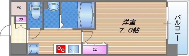 8階の間取り図