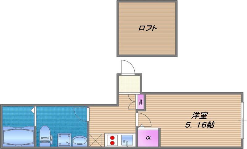 2階の間取り図