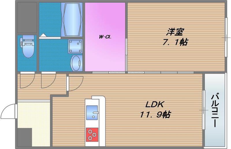 2階の間取り図