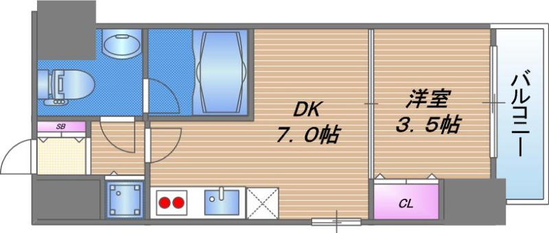 7階の間取り図