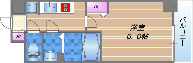 8階の間取り図