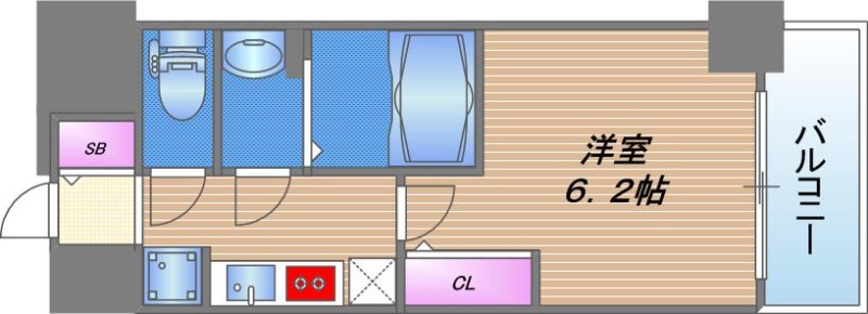 5階の間取り図