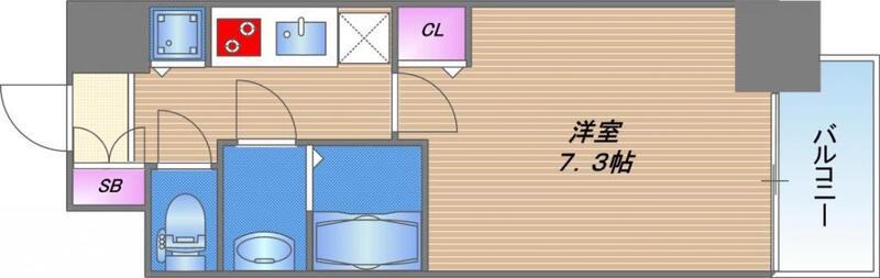 8階の間取り図