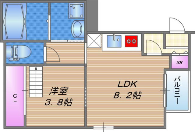 3階の間取り図