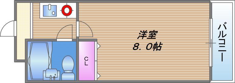 4階の間取り図