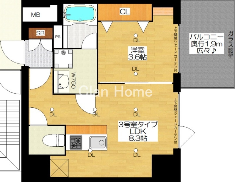 10階の間取り図