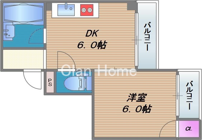 3階の間取り図