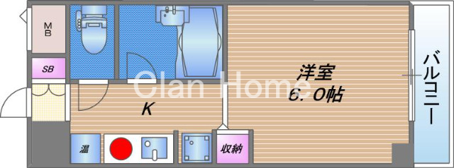 5階の間取り図
