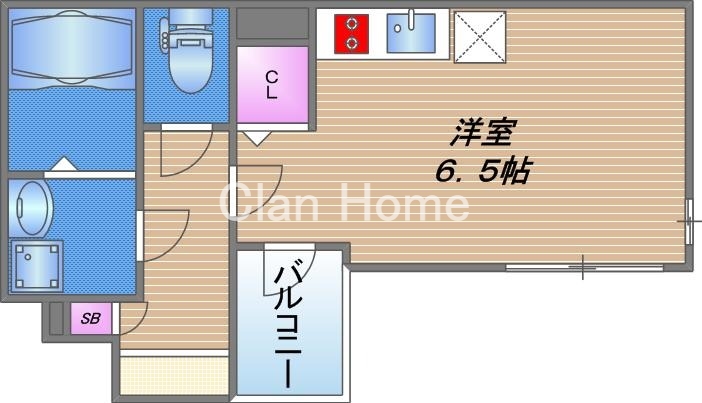 3階の間取り図