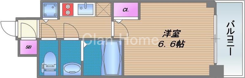 9階の間取り図