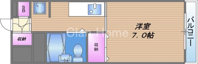 3階の間取り図