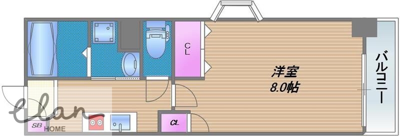 6階の間取り図
