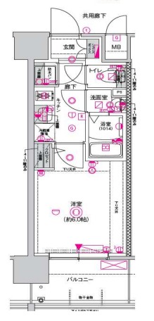 11階の間取り図