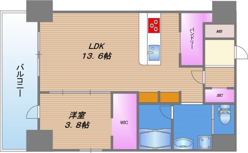 10階の間取り図
