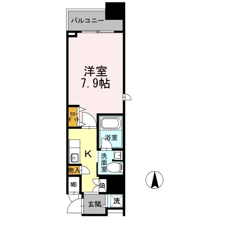 4階の間取り図