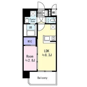 8階の間取り図