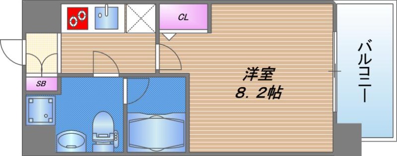 2階の間取り図