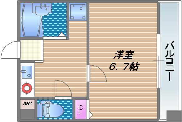 7階の間取り図