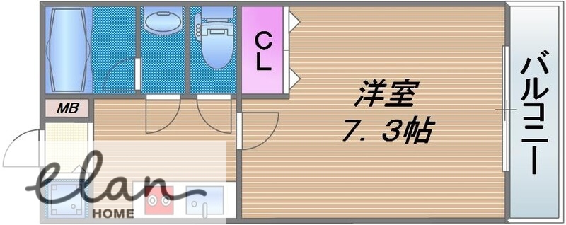 2階の間取り図