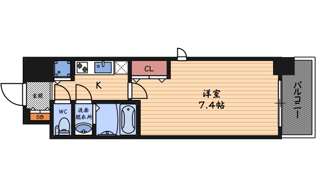 3階の間取り図