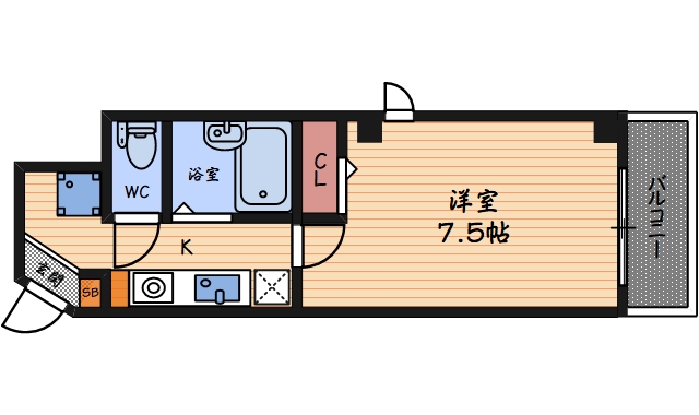 5階の間取り図