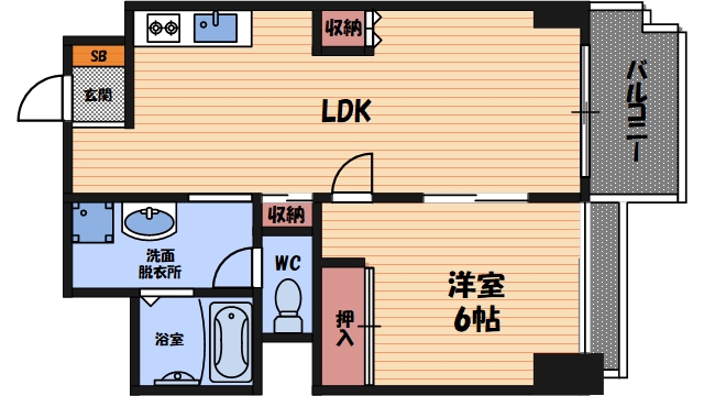 7階の間取り図