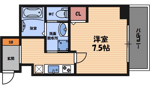 1階の間取り図