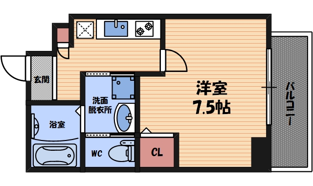 1階の間取り図