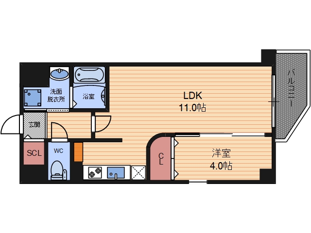 3階の間取り図