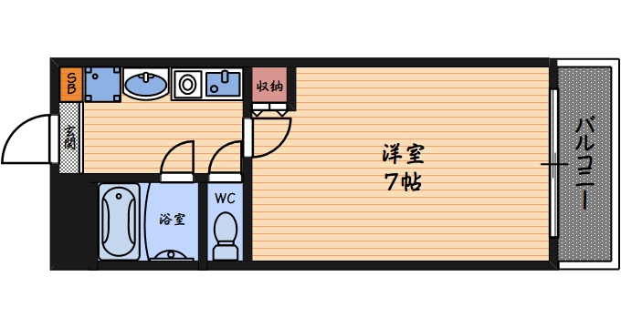 5階の間取り図