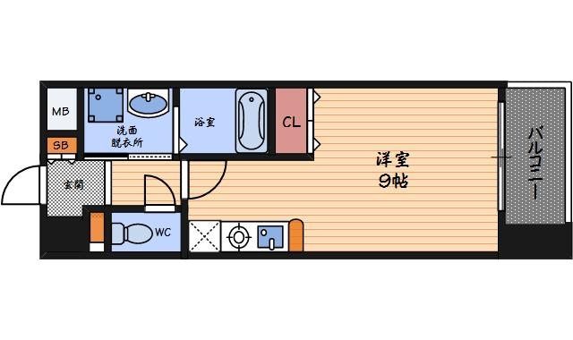 2階の間取り図