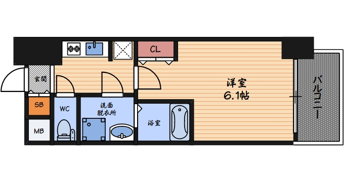 7階の間取り図