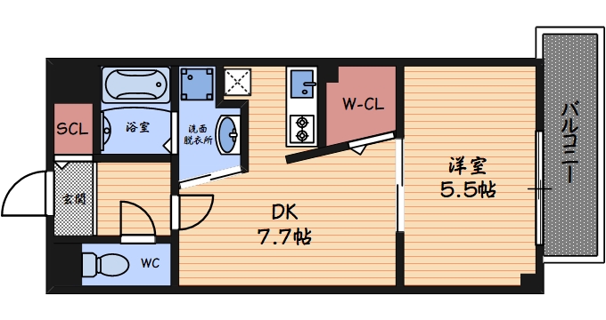 3階の間取り図