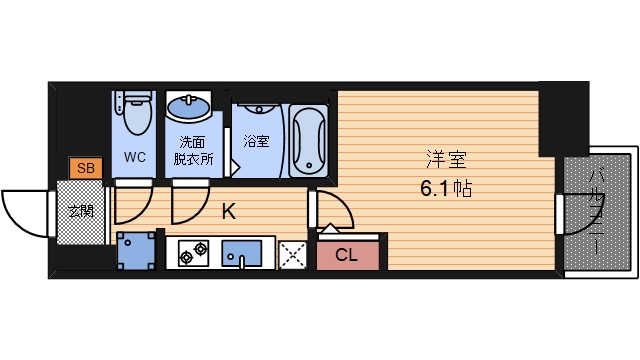 5階の間取り図