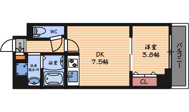 2階の間取り図